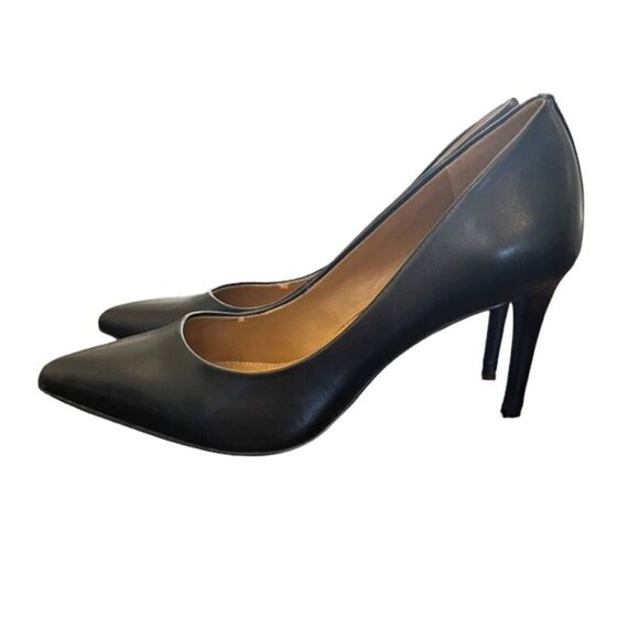 14th and Union Maty Black Heels Sleek and Simple Size 8.5 - Picture 5 of 10